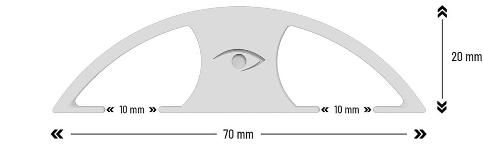 Pipeline Design Kabelkanal aus Aluminium in Alu-Hochglanz