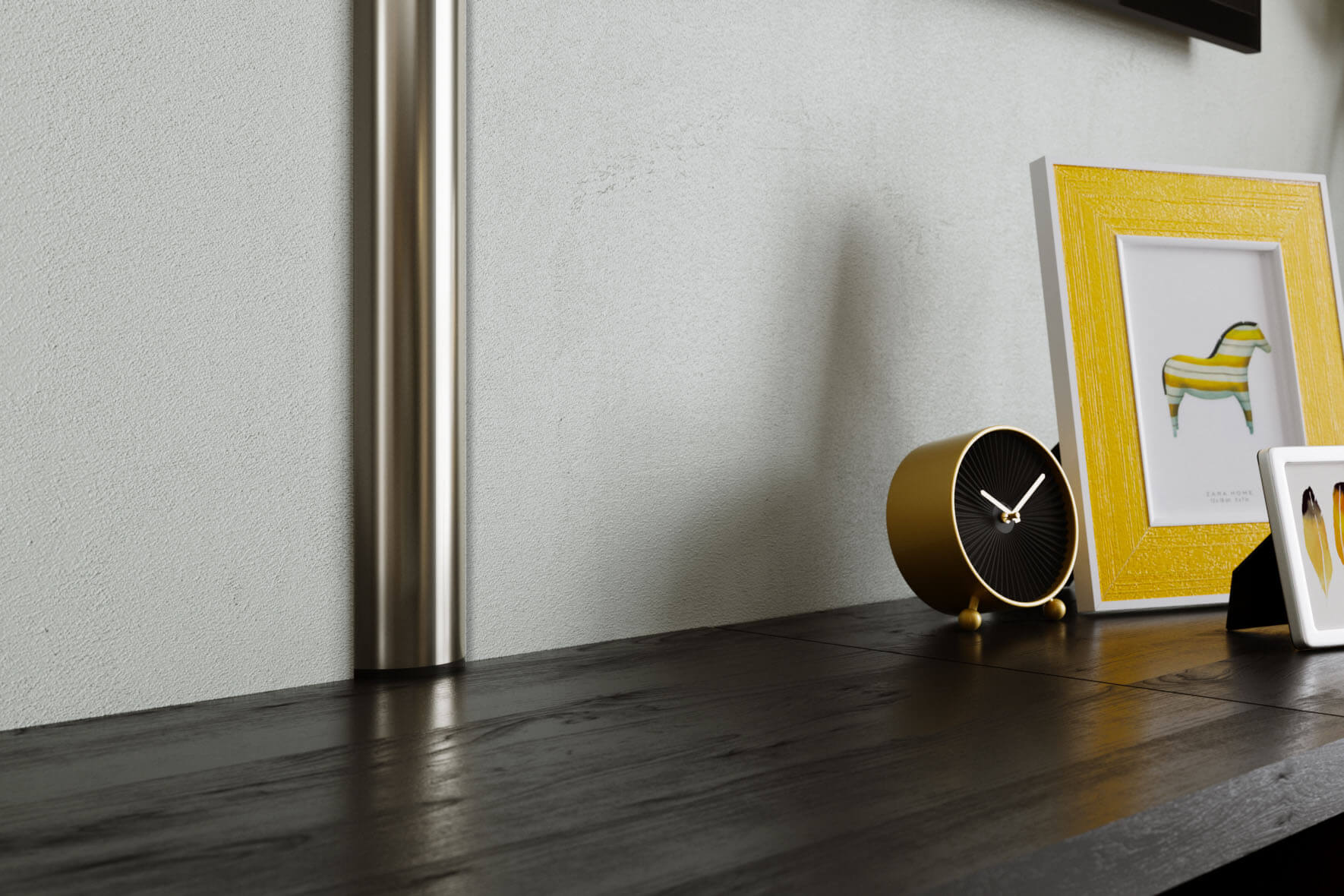 Pipeline – Design Kabelkanal aus Aluminium in Titanium Finish