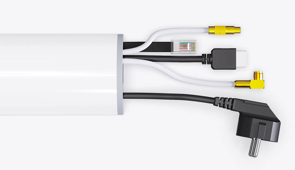 alufine aluminium weiss tv kabelkanal hotspot