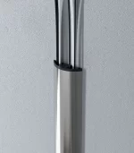 tv aluminium titanium finish kabelkanal