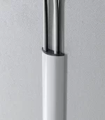 Pipeline – Design Kabelkanal aus Aluminium in Piano Weiß